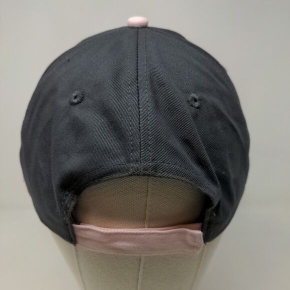 Glo For Life Women's Strapback Hat Pink Gray Embroidered Horse Equestrian Logo - Picture 5 of 7